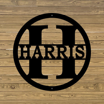 Custom initial sign