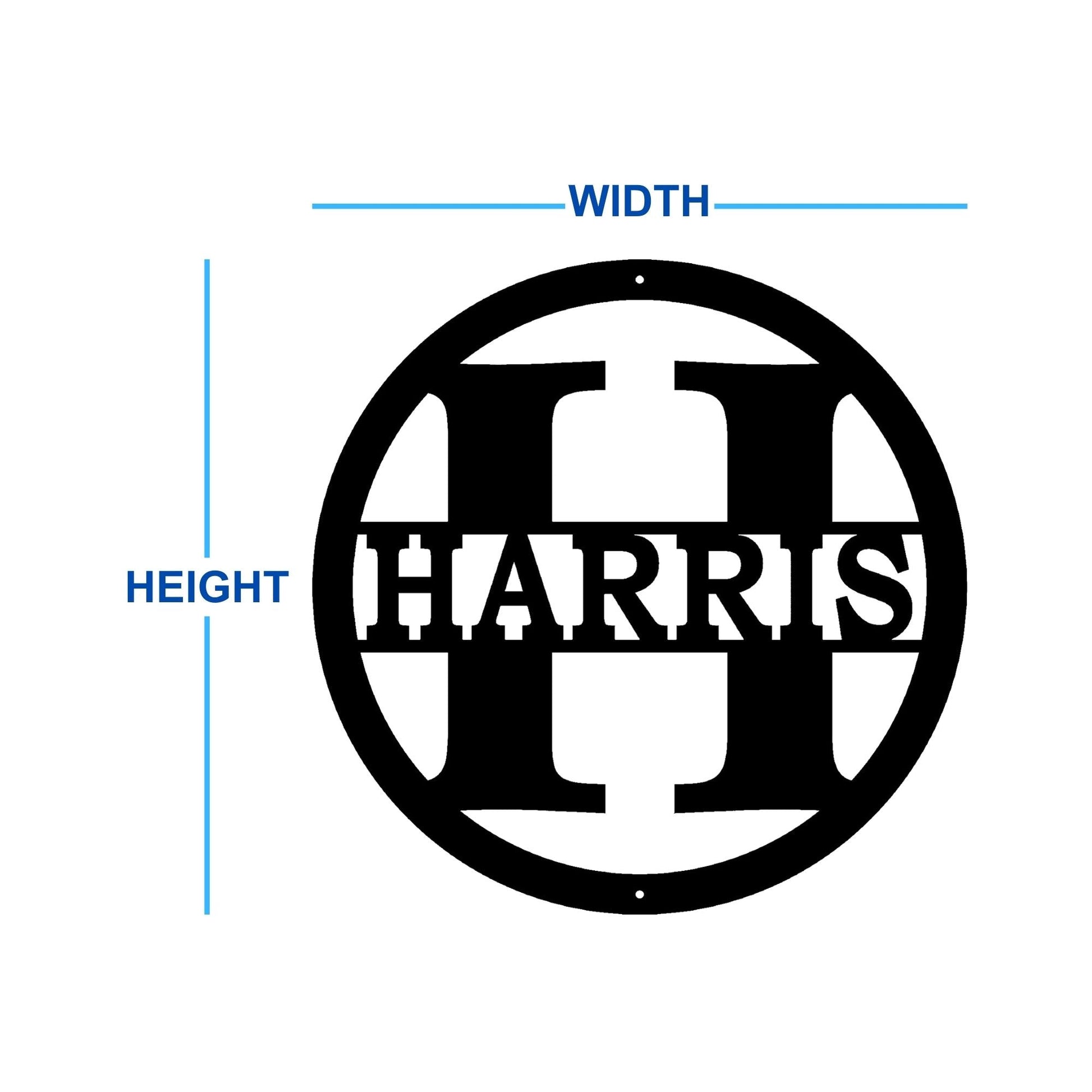 Personalized circular wall art dimensions