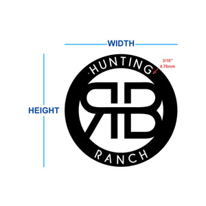 Dimensions for Custom brand sign