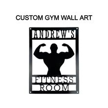 Load image into Gallery viewer, Custom Gym Wall Art Stock