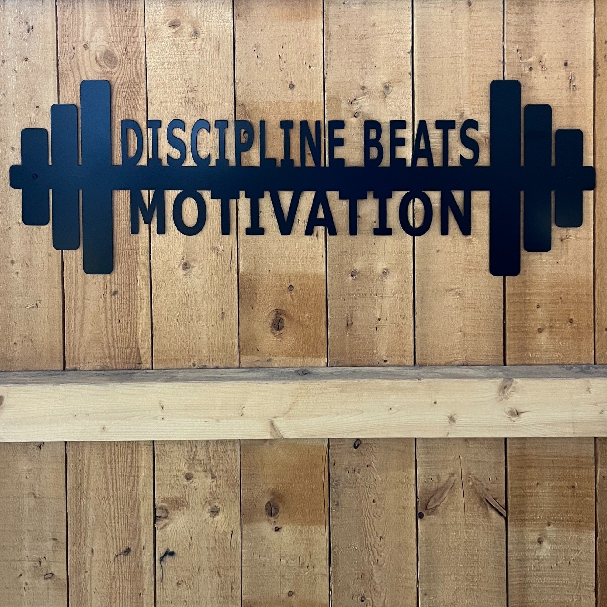 Custom home gym wall art 