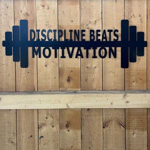 Custom home gym wall art 