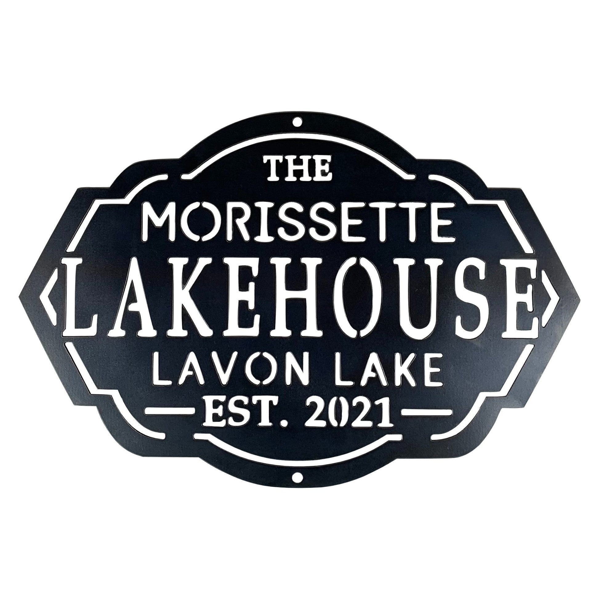 Custom Lakehouse Beach Cottage Sign