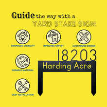 Load image into Gallery viewer, yard stake sign benefits