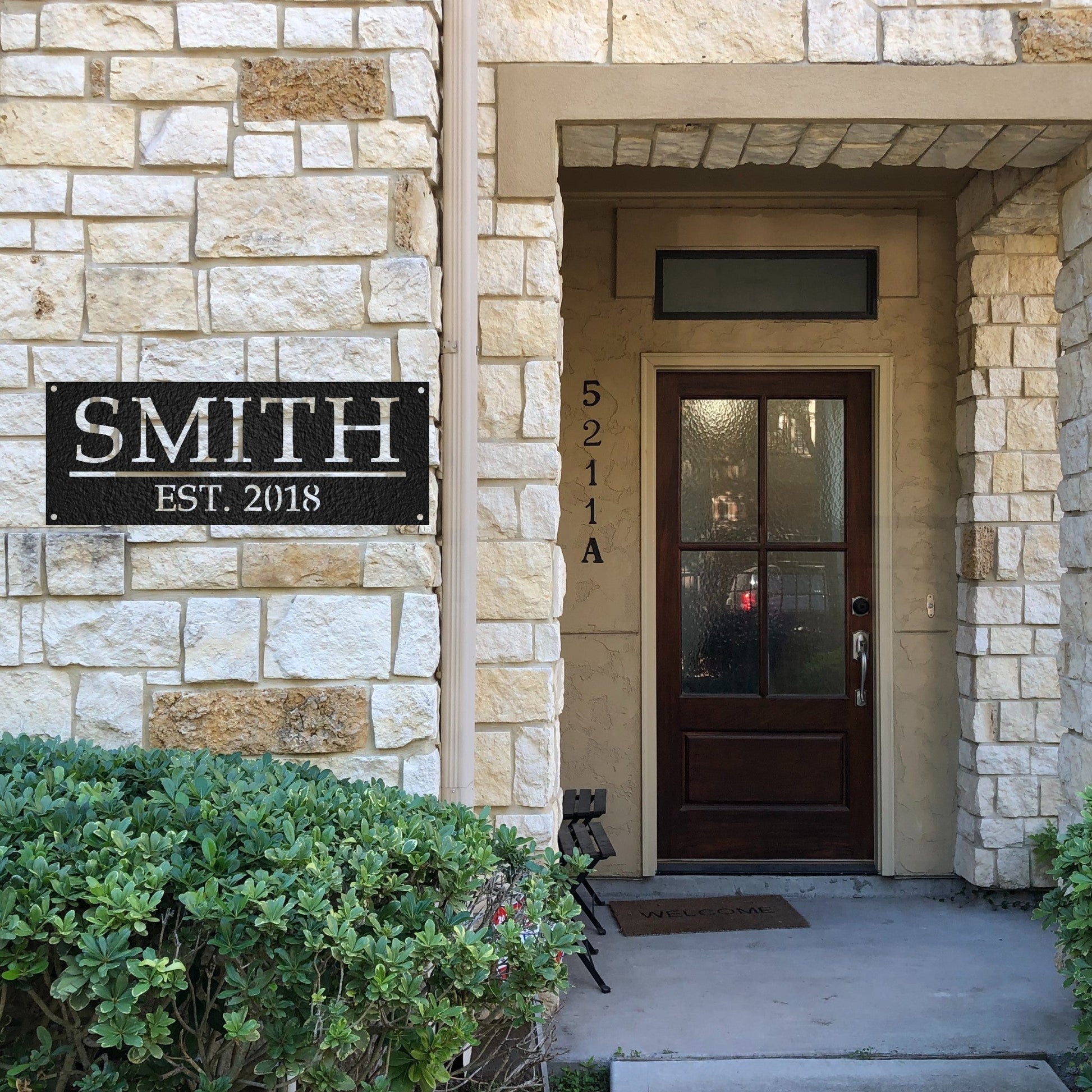 Family Name Sign House
