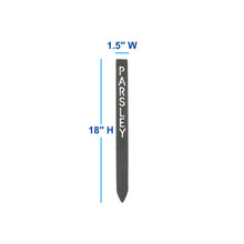 Load image into Gallery viewer, parsley garden marker dimensions