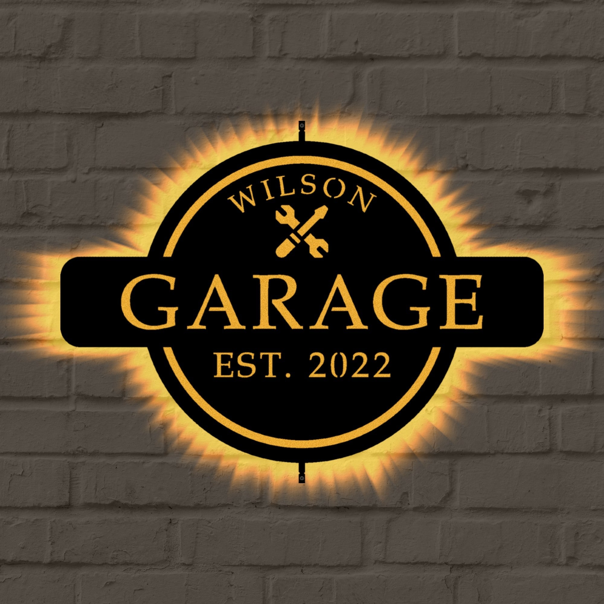 Garage Code Sign Custom Garage Signs Garage Metal Sign Personalized 24 X 14 Inches