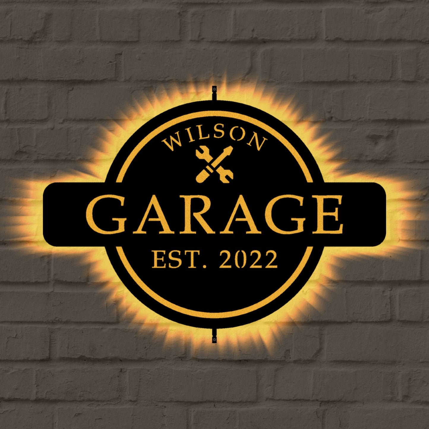 Custom Neon Garage Sign