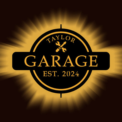 Custom Neon Garage Sign