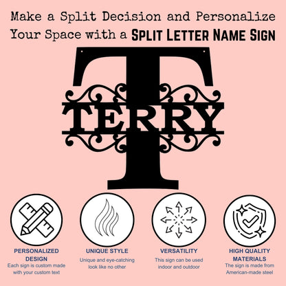 split letter sign benefits and perks
