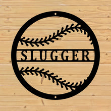 Load image into Gallery viewer, Custom Baseball Metal Sign