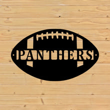 Load image into Gallery viewer, Custom Football Metal Sign