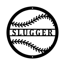 Load image into Gallery viewer, Customized Personalized Baseball Name Nickname Team Metal Sign