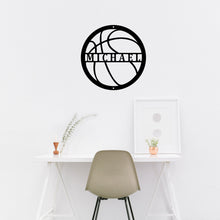 Load image into Gallery viewer, Customized Personalized Basketball Name Nickname Team Metal Sign