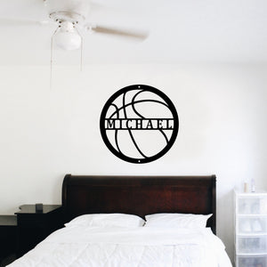 Customized Personalized Basketball Name Nickname Team Metal Sign