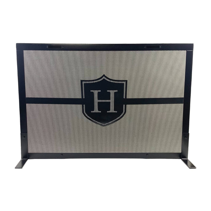 Fireplace Screen With Custom Letter