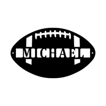 Load image into Gallery viewer, Customized Personalized Football Name Nickname Team Metal Sign