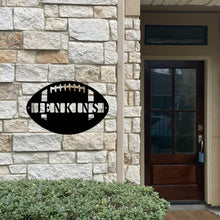 Load image into Gallery viewer, Customized Personalized Football Name Nickname Team Metal Sign