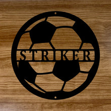 Load image into Gallery viewer, Customized Personalized Soccer Name Nickname Team Metal Sign