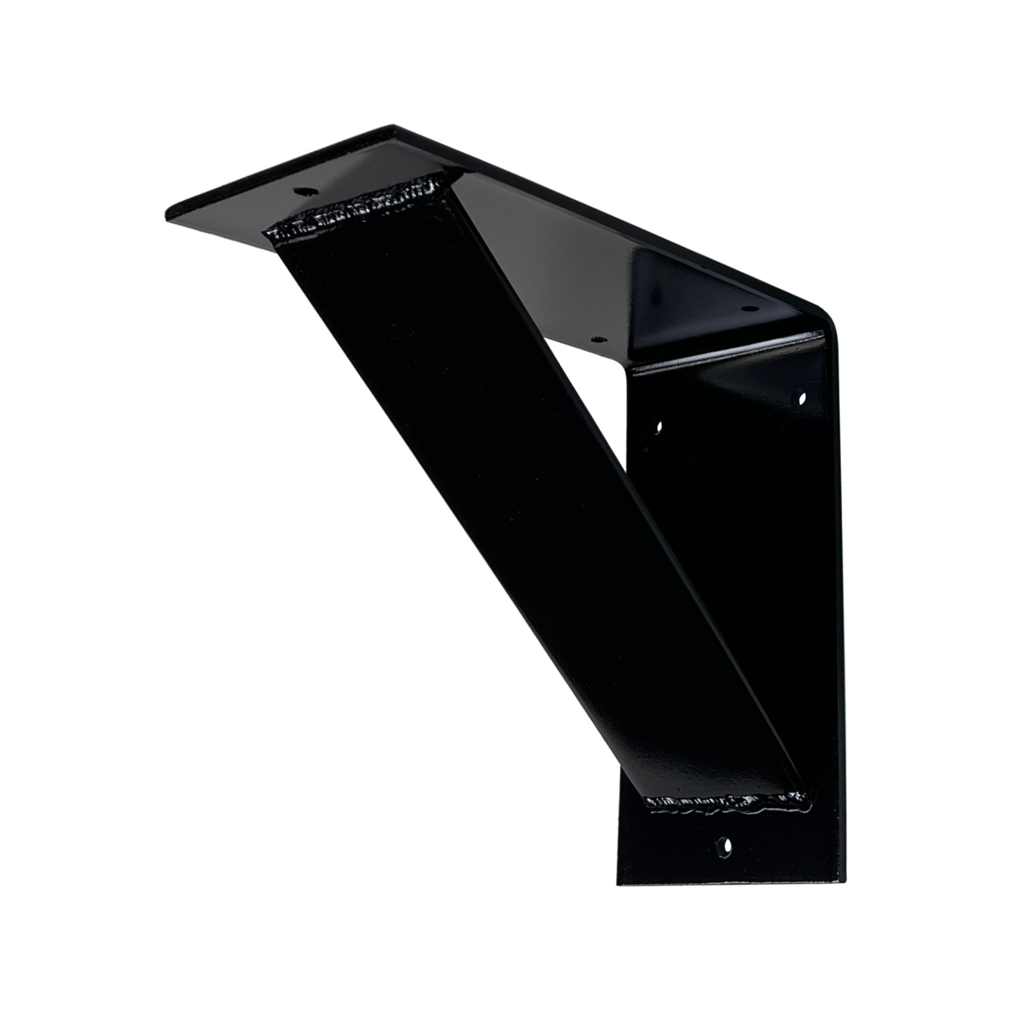 Black shelf bracket