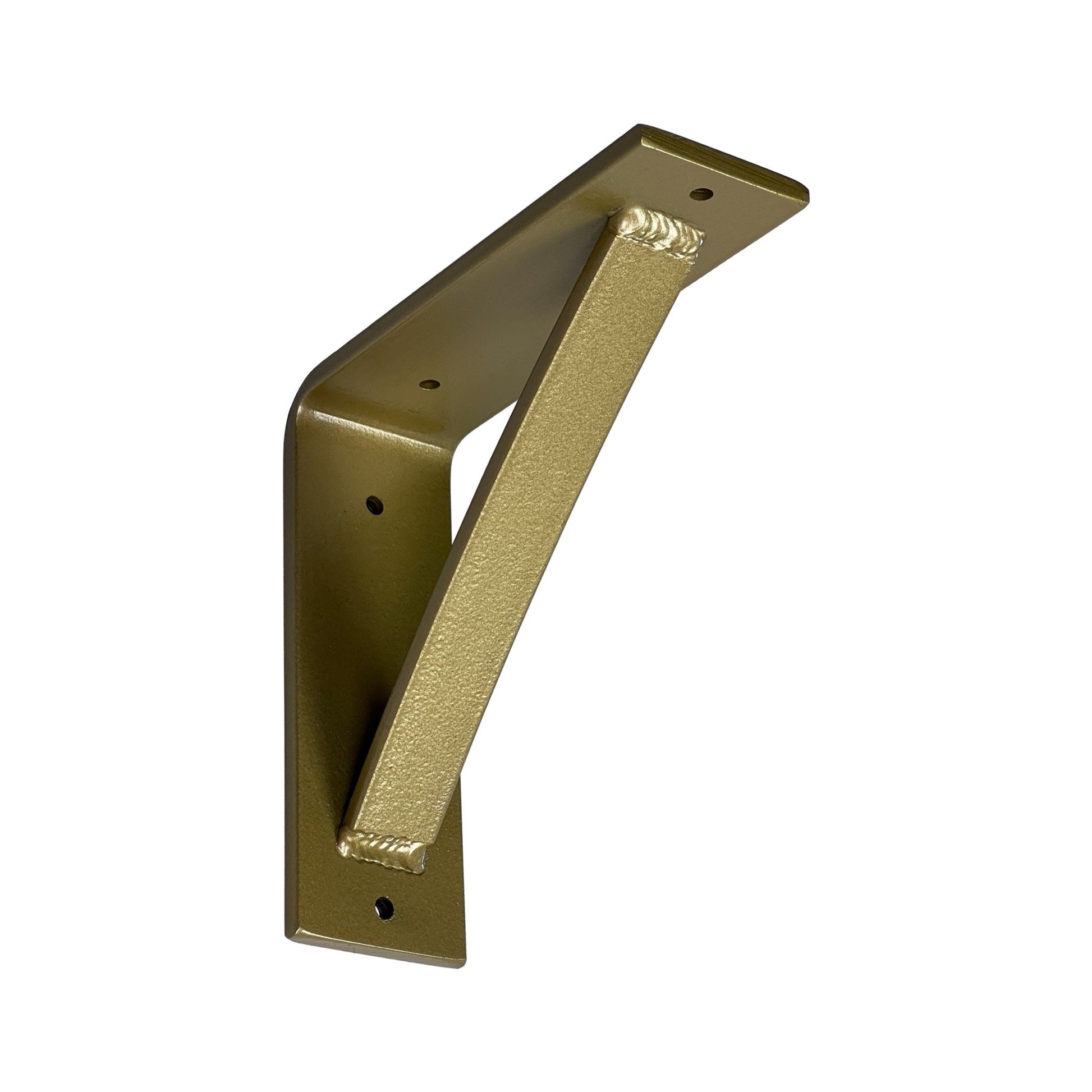 bronze gold floating shelf bracket
