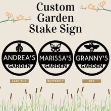 Load image into Gallery viewer, custom garden stake sign features and types 