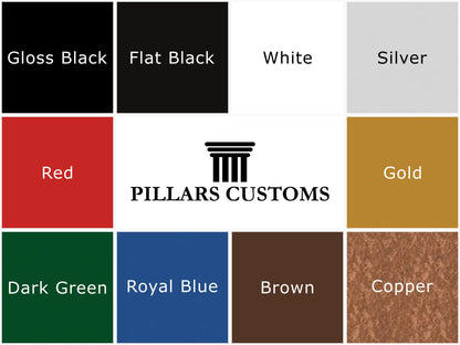 Powder Coat Colors for Hello Sunshine Metal Sign