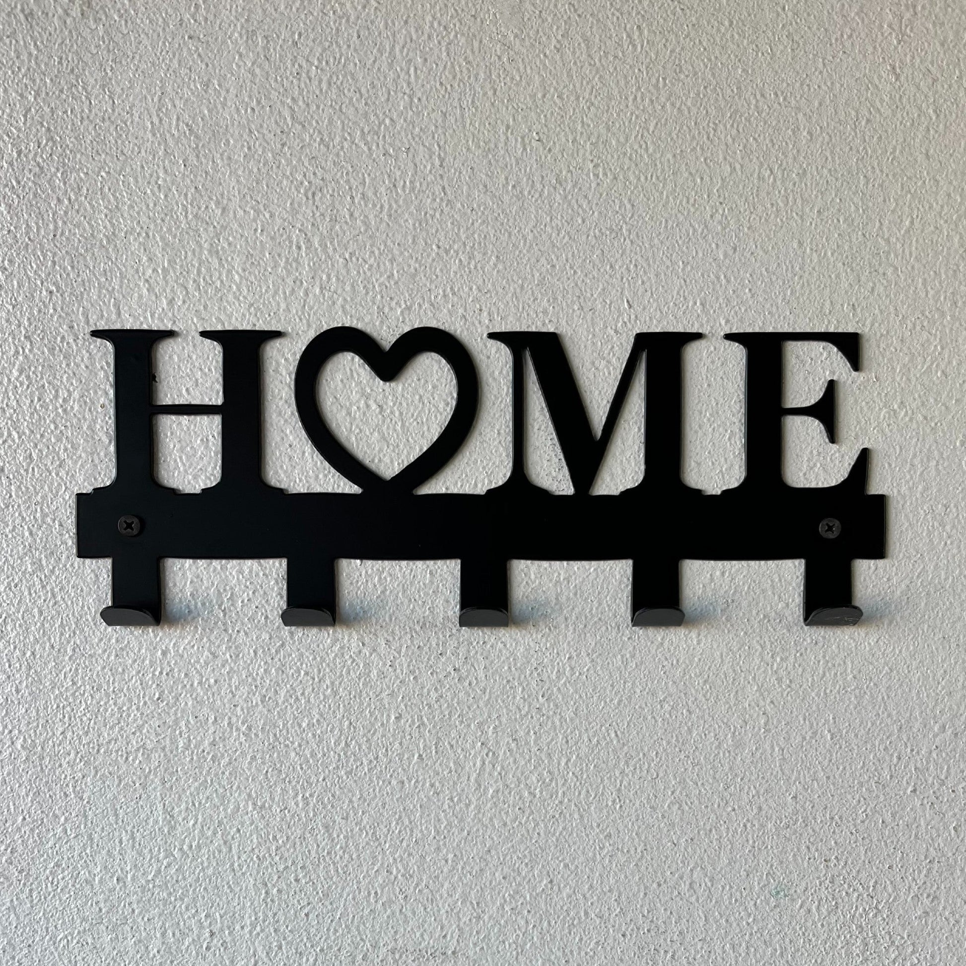 Coat Rack, Wall Mounted Hooks, Home Design Ideal for Keys and Coats, Made in USA