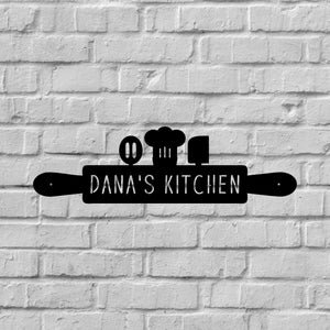 custom family metal wall mounted kitchen sign