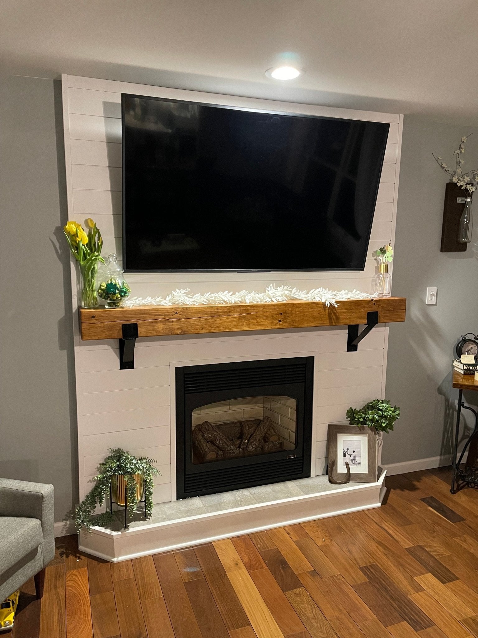 Fireplace Mantel Brackets Two Inches Wide