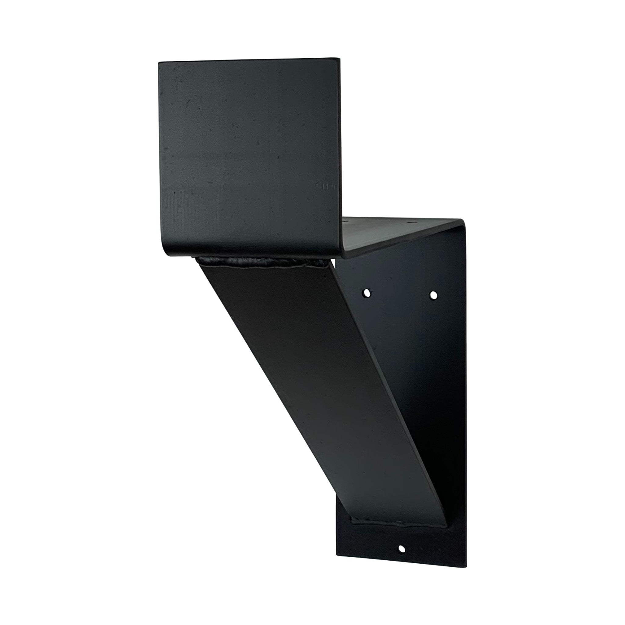 4 Heavy Duty Steel Countertop Support Brackets – Shelf Mantel Brackets L Corbel (Black, Butizone)