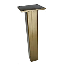 Load image into Gallery viewer, Tube Table Leg Two Inch Wide Bronze Gold Paint