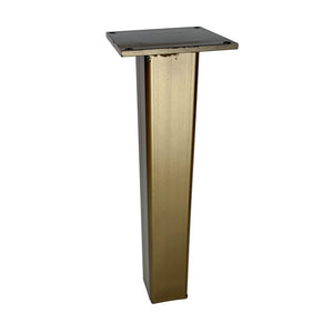 Tube Table Leg 2 Inch Wide Bronze Gold Paint