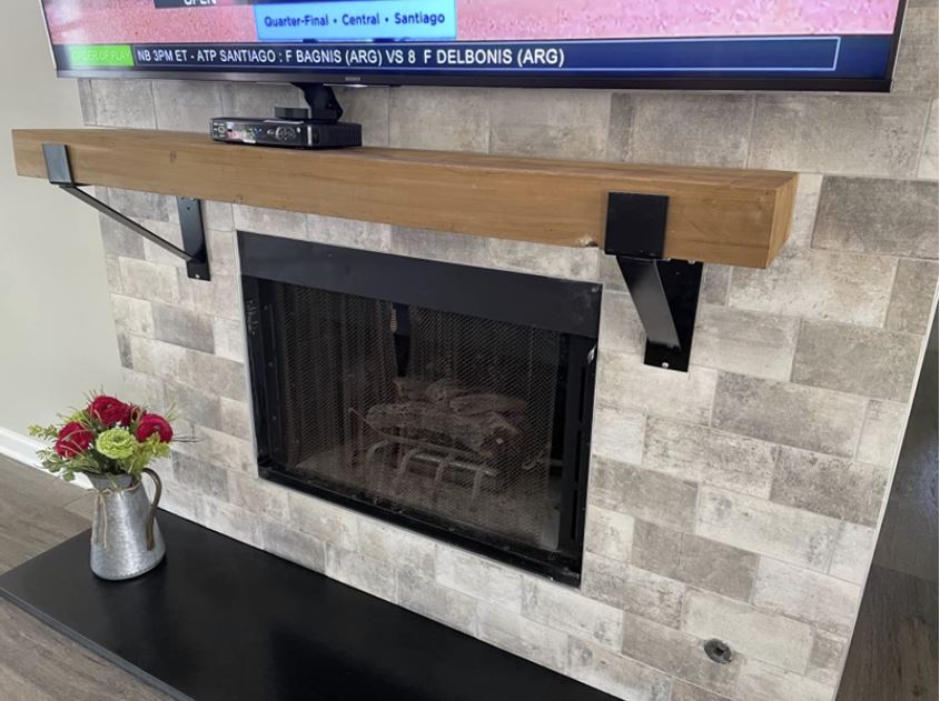 Fireplace Mantel Brackets 3 Inches Wide