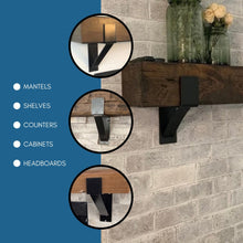 Load image into Gallery viewer, mantel bracket corbel uses and applications 