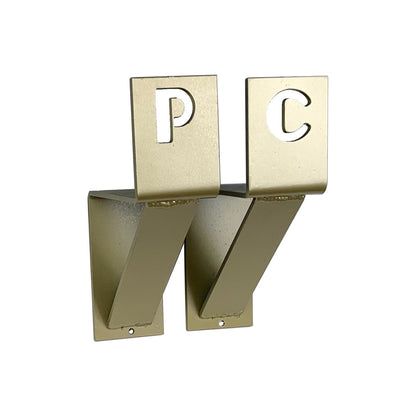 Customized Mantel Brackets Gold