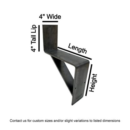 Mantel Bracket Dimensions 4 Inch Wide