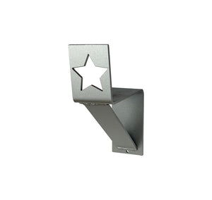 Customized Star Mantel Bracket Silver