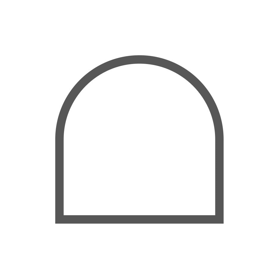 Semicircle Fireplace Screen, Simple Curved Design