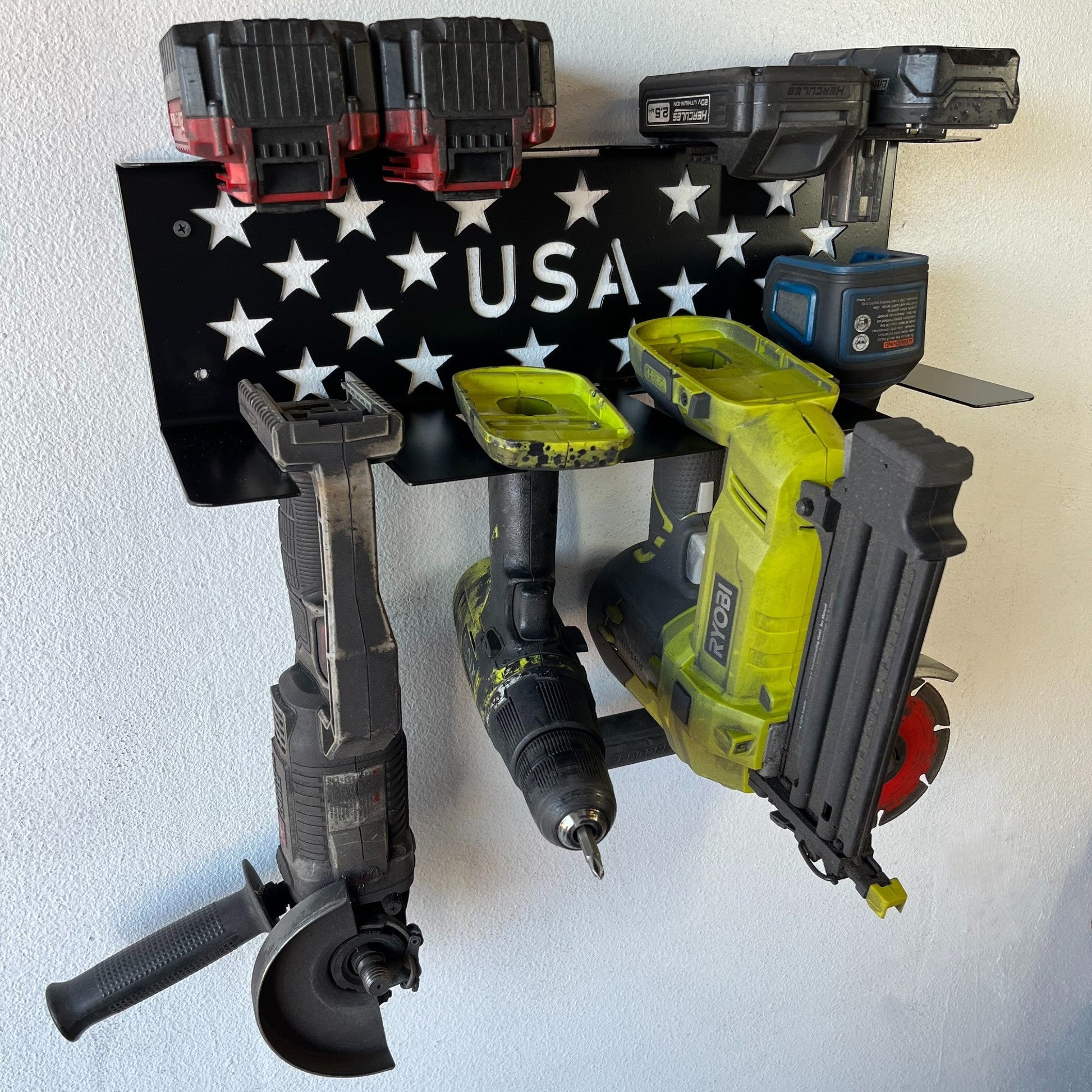 Universal Power Tool Organizer Wall Mount Rack