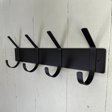 Load image into Gallery viewer, wall mounted coat rack 4 hooks