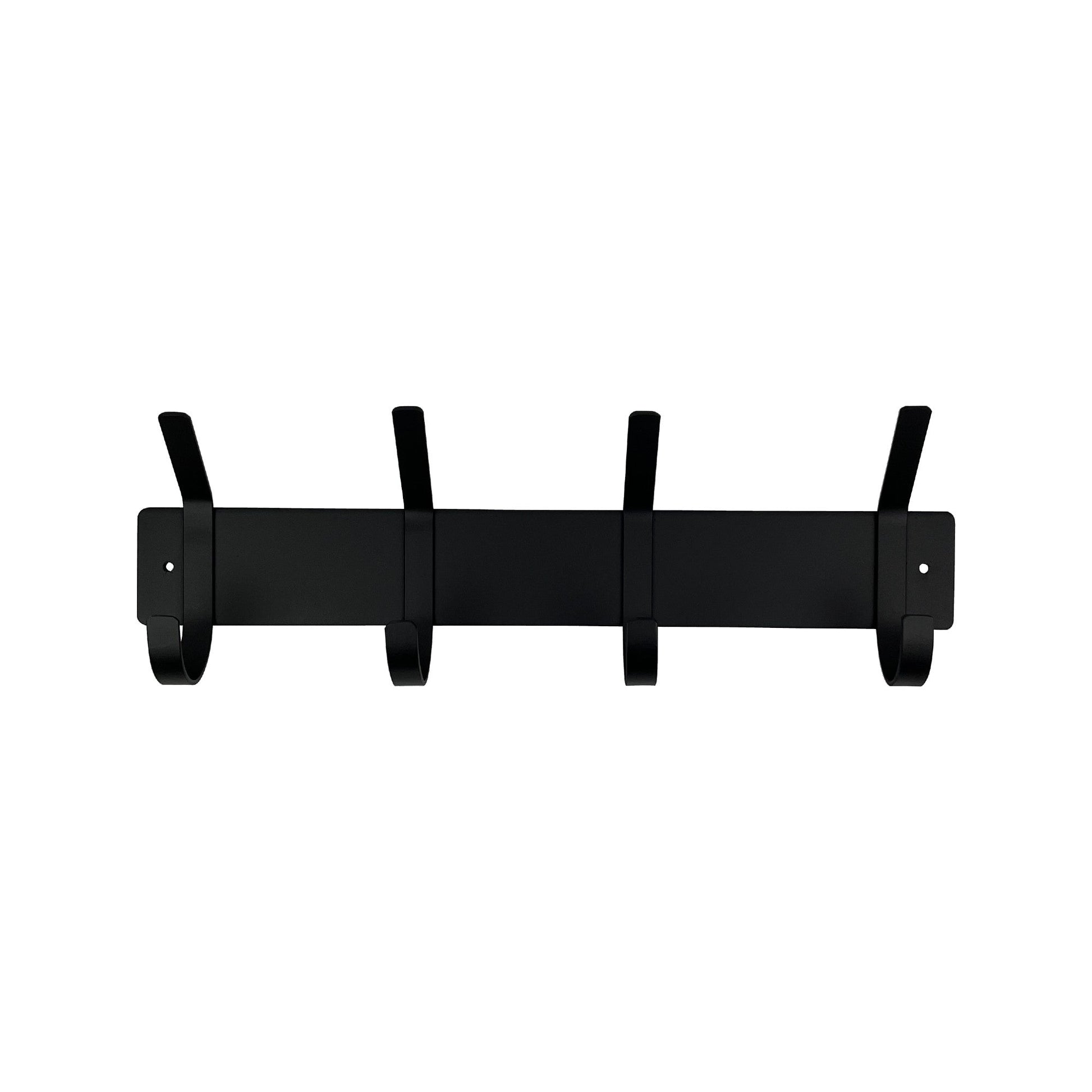 wall mounted coat rack 4 hooks