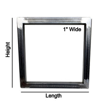 Load image into Gallery viewer, Welded Metal Square - 1&quot; Wide - Industrial Design - Handmade in USA