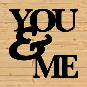 you and me metal sin indoor outdoor wall mounted 